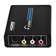 HDMI to Composite / AV S-Video Converter RCA CVBS/L/R Video Converter Adapter, UK Plug