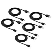 5 PCS HAWEEL 1m High Speed Micro USB to USB Data Sync Charging Cable Kits, For Samsung, Huawei, Xiaomi, LG, HTC and other Smartphones