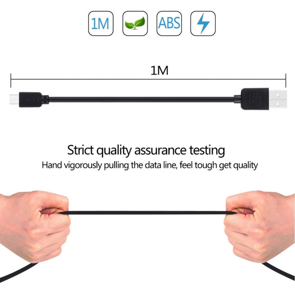 5 PCS HAWEEL 1m High Speed Micro USB to USB Data Sync Charging Cable Kits, For Samsung, Huawei, Xiaomi, LG, HTC and other Smartphones