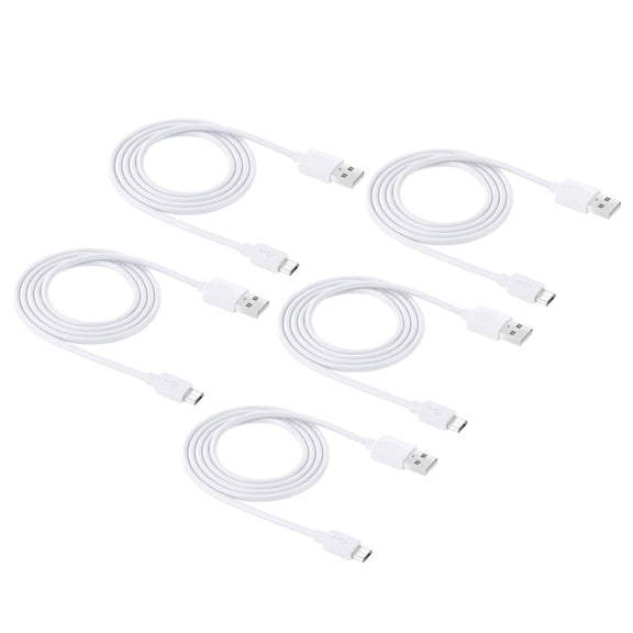 5 PCS HAWEEL 1m High Speed Micro USB to USB Data Sync Charging Cable Kits, For Samsung, Huawei, Xiaomi, LG, HTC and other Smartphones