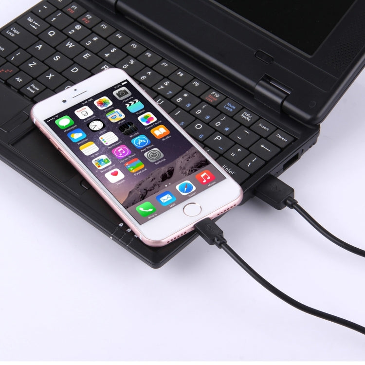 2 PCS HAWEEL 1m High Speed 8 pin to USB Sync and Charging Cable Kit for iPhone, iPad(Black)