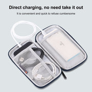 HAWEEL Electronic Organizer Storage Bag for Cellphones, Power Bank, Cables, Mouse, Earphones(Dark Blue)