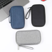 HAWEEL Electronic Organizer Storage Bag for Cellphones, Power Bank, Cables, Mouse, Earphones(Dark Blue)
