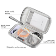 HAWEEL Electronic Organizer Storage Bag for Cellphones, Power Bank, Cables, Mouse, Earphones(Grey)