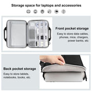 HAWEEL 15.0 inch -16.0 inch Briefcase Crossbody Laptop Bag For Macbook, Lenovo Thinkpad, ASUS, HP(Black)