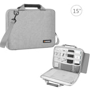 HAWEEL 15.0 inch -16.0 inch Briefcase Crossbody Laptop Bag For Macbook, Lenovo Thinkpad, ASUS, HP(Grey)