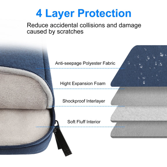 HAWEEL 15.0 inch -16.0 inch Briefcase Crossbody Laptop Bag For Macbook, Lenovo Thinkpad, ASUS, HP(Navy Blue)