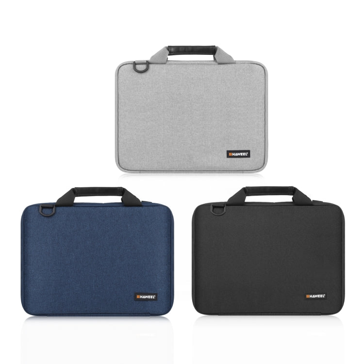 HAWEEL 15.0 inch -16.0 inch Briefcase Crossbody Laptop Bag For Macbook, Lenovo Thinkpad, ASUS, HP(Grey)
