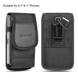 HAWEEL 4.7-6.1 inch Nylon Cloth Phone Belt Clip Carrying Pouch with Card Slot (Black) - free shipping - PMC TechLife - Order now!