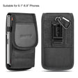 HAWEEL 6.1-6.8 inch Nylon Cloth Phone Belt Clip Carrying Pouch with Card Slot(Black) - free shipping - PMC TechLife - Order now!