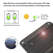 HAWEEL 28W Foldable Solar Panel Charger with 5V 3A Max Dual USB Ports
