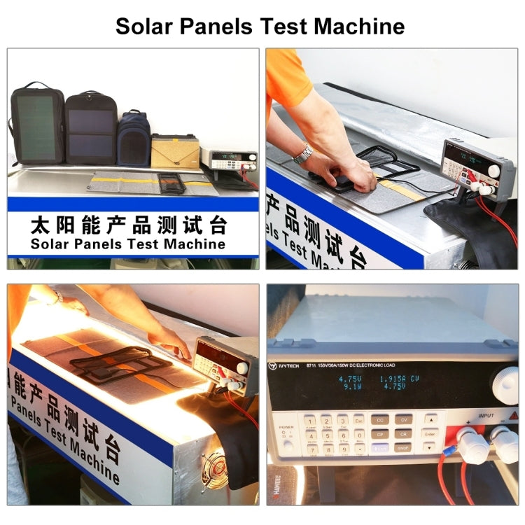 HAWEEL 28W Foldable Umbrella Top Solar Panel Charger with 5V 3A Max Dual USB Ports, Support QC3.0 / FCP / SCP/ AFC / SFCP Protocol(Black)