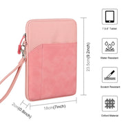 HAWEEL Splash-proof Pouch Sleeve Tablet Bag for iPad mini, 7.9-8.4 inch Tablets(Pink)