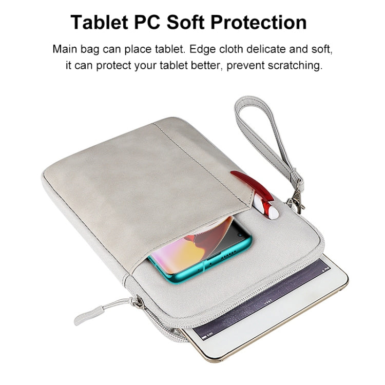 HAWEEL Splash-proof Pouch Sleeve Tablet Bag for iPad mini, 7.9-8.4 inch Tablets(Light Grey)