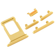 SIM Card Tray + Side Key for iPhone 11(Yellow)