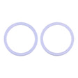 2 PCS Rear Camera Glass Lens Metal Protector Hoop Ring for iPhone 12(Purple) - free shipping - PMc TechLife - Order now!