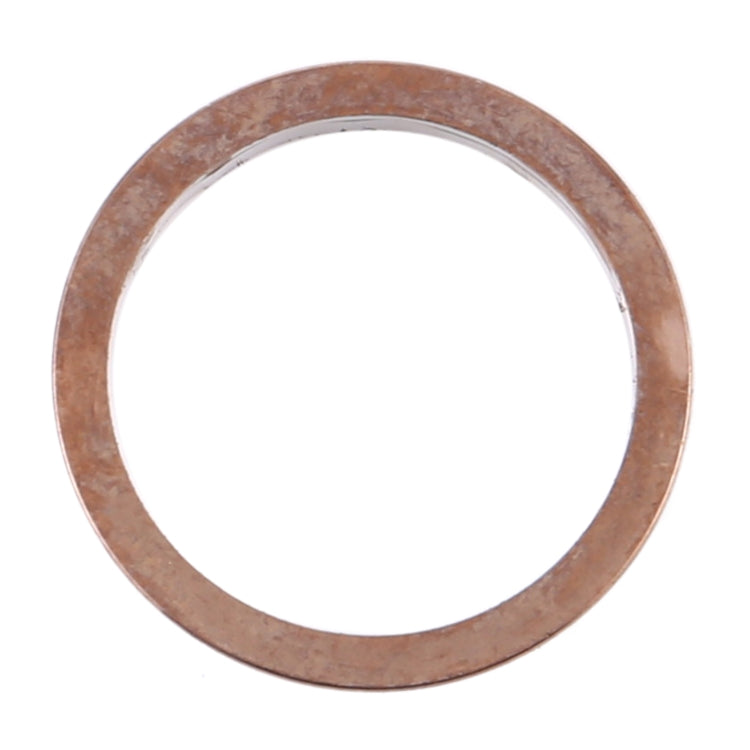 3 PCS Rear Camera Glass Lens Metal Protector Hoop Ring for iPhone 12 Pro(Gold)