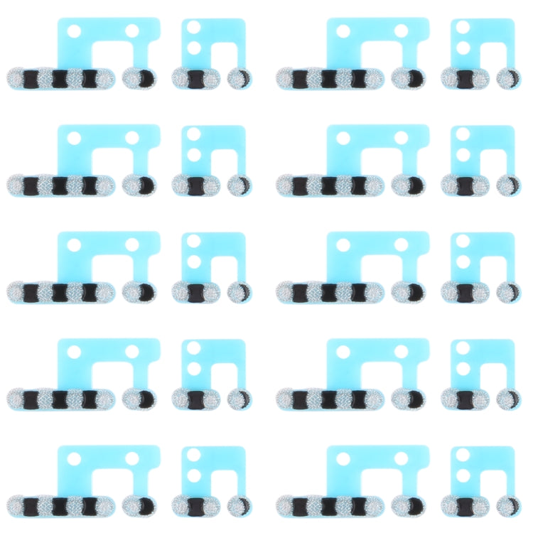 10 PCS Speaker Dustproof Mesh for iPhone 12 (White)