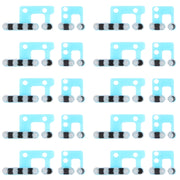10 PCS Speaker Dustproof Mesh for iPhone 12 (White)