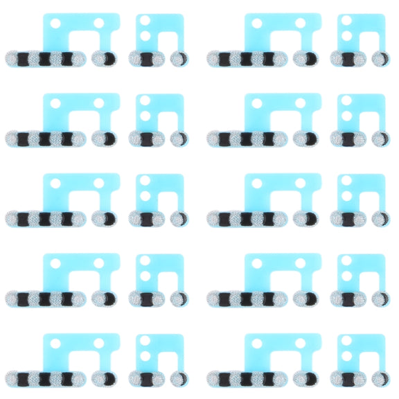 10 PCS Speaker Dustproof Mesh for iPhone 12 (White)