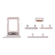 SIM Card Tray + SIM Card Tray + Side Keys for iPhone 13 Pro(Silver) - Others by PMc TechLife | Online Shopping South Africa | PMc TechLife | Buy Now Pay Later Mobicred