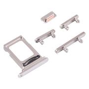 SIM Card Tray + SIM Card Tray + Side Keys for iPhone 13 Pro(Silver)