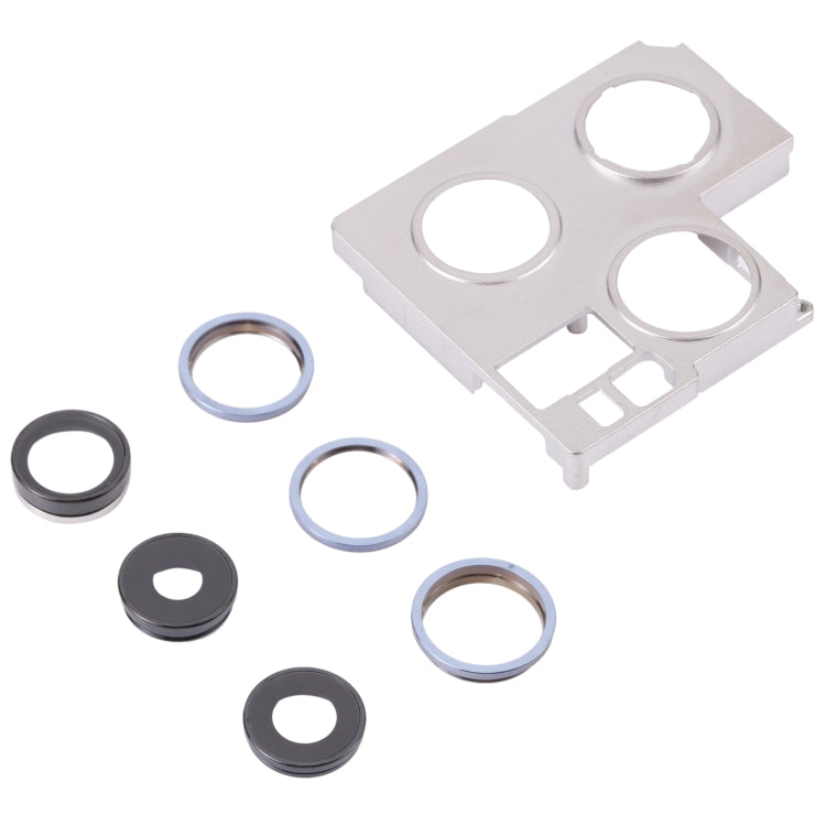 Camera Lens Cover With Retaining Bracket for iPhone 13 Pro(Sierra Blue)