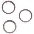 3 PCS Rear Camera Glass Lens Metal Outside Protector Hoop Ring for iPhone 13 Pro(Black) - Camera Series by PMc TechLife | Online Shopping South Africa | PMc TechLife | Buy Now Pay Later Mobicred