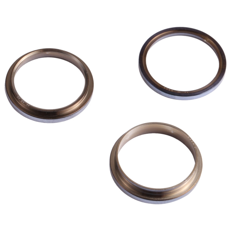 3 PCS Rear Camera Glass Lens Metal Outside Protector Hoop Ring for iPhone 13 Pro(Blue)