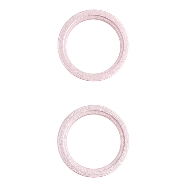 2 PCS Rear Camera Glass Lens Metal Outside Protector Hoop Ring for iPhone 13 mini(Gold)