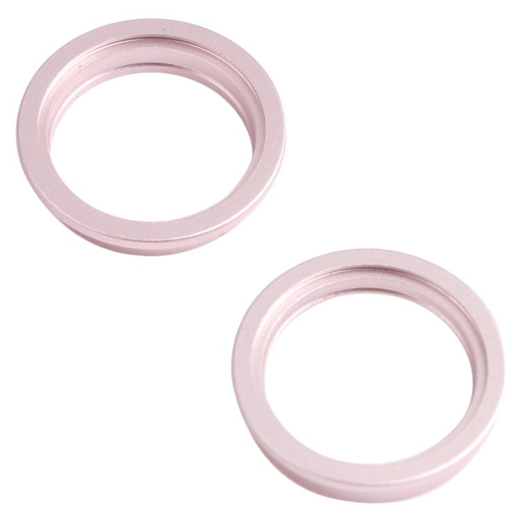 2 PCS Rear Camera Glass Lens Metal Outside Protector Hoop Ring for iPhone 13 mini(Gold)