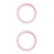 2 PCS Rear Camera Glass Lens Metal Outside Protector Hoop Ring for iPhone 13 mini(Gold)