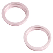 2 PCS Rear Camera Glass Lens Metal Outside Protector Hoop Ring for iPhone 13 mini(Gold)