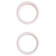 2 PCS Rear Camera Glass Lens Metal Outside Protector Hoop Ring for iPhone 13 mini(White) - Camera Series by PMc TechLife | Online Shopping South Africa | PMc TechLife | Buy Now Pay Later Mobicred