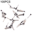 100 PCS Charging Port Screws for iPhone 13 mini (Silver) - Others by PMc TechLife | Online Shopping South Africa | PMc TechLife | Buy Now Pay Later Mobicred
