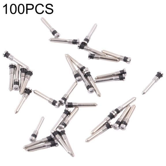 100 PCS Charging Port Screws for iPhone 13 mini (Silver)