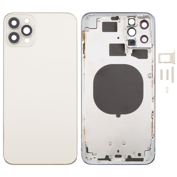 Back Cover with Appearance Imitation of iP13 Pro Max for iPhone 11 Pro Max(Gold)