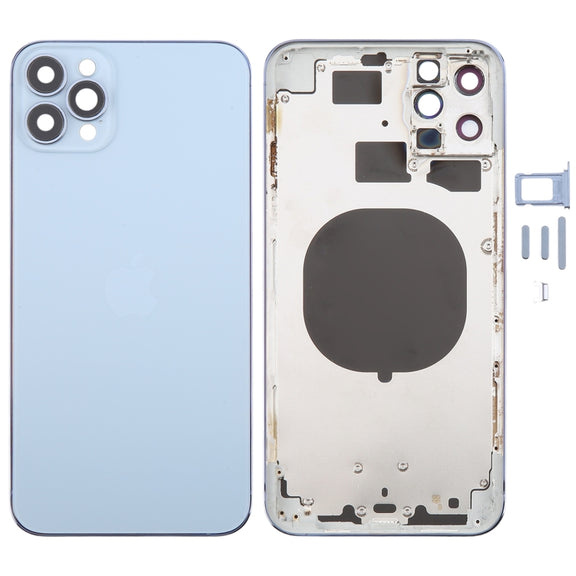 Back Cover with Appearance Imitation of iP13 Pro Max for iPhone 11 Pro Max(Blue)