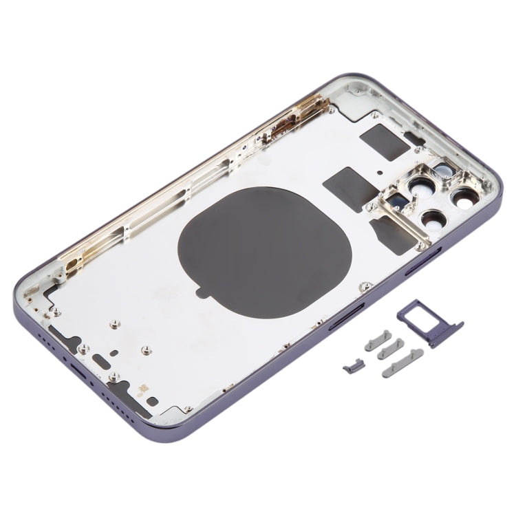 Back Cover with Appearance Imitation of iP13 Pro Max for iPhone 11 Pro Max(Purple)