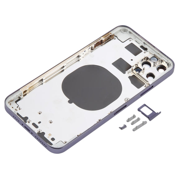 Back Cover with Appearance Imitation of iP13 Pro Max for iPhone 11 Pro Max(Purple)