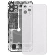 Transparent Frosted Glass Battery Back Cover for iPhone 11 Pro(Transparent) - Back Cover by PMC TechLife | Online Shopping South Africa | PMC TechLife | Buy Now Pay Later Mobicred