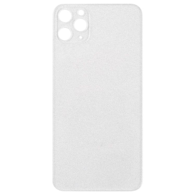 Transparent Frosted Glass Battery Back Cover for iPhone 11 Pro(Transparent)