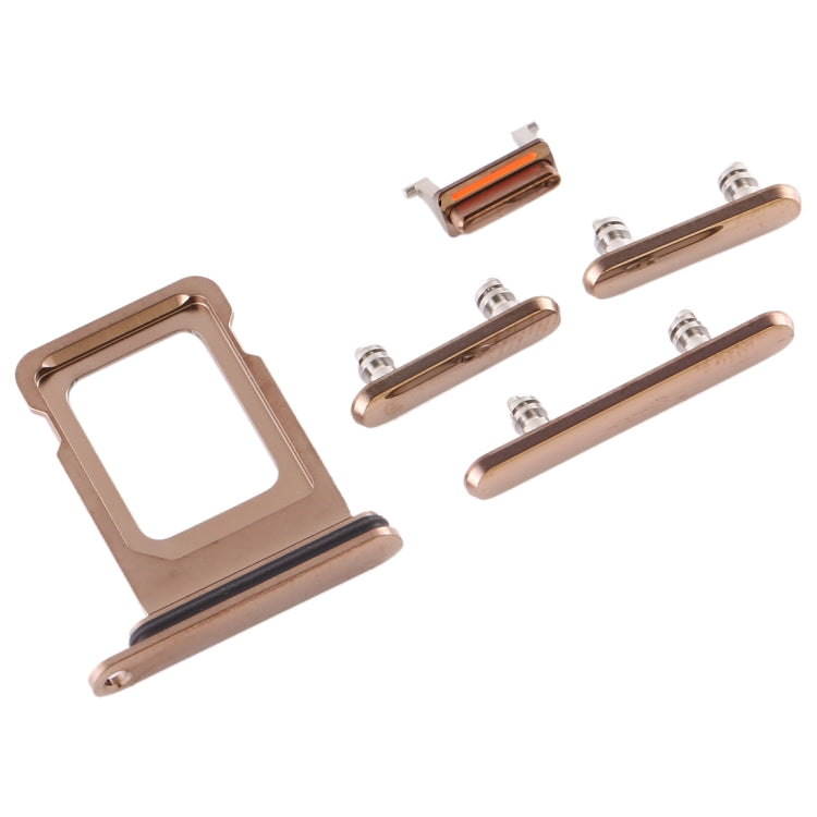 SIM Card Tray + Side Key for iPhone 11 Pro / 11 Pro Max(Gold)