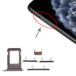 SIM Card Tray + SIM Card Tray + Side Key for iPhone 11 Pro Max / 11 Pro(Black) - Others by PMc TechLife | Online Shopping South Africa | PMc TechLife | Buy Now Pay Later Mobicred