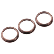 3 PCS Rear Camera Glass Lens Metal Protector Hoop Ring for iPhone 11 Pro & 11 Pro Max(Gold)