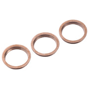 3 PCS Rear Camera Glass Lens Metal Protector Hoop Ring for iPhone 11 Pro & 11 Pro Max(Gold)