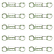 10 PCS Front Camera Holder for iPhone 11 Pro - Camera Series by PMC TechLife | Online Shopping South Africa | PMC TechLife
