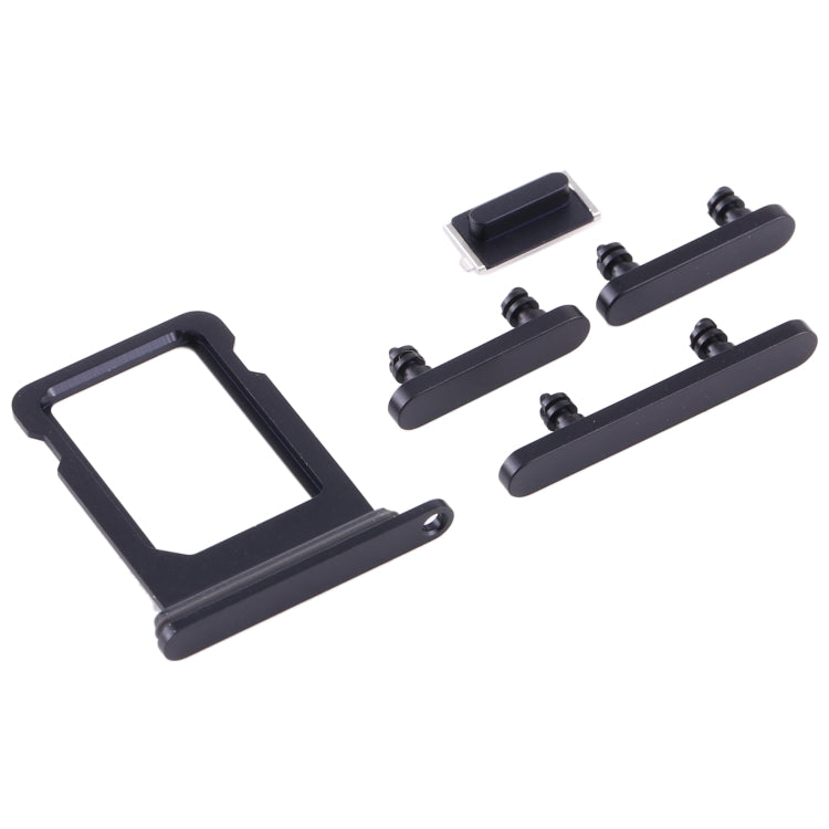 SIM Card Tray + Side Keys for iPhone 12 Mini(Black)