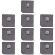 10 PCS Microphone Dustproof Mesh for iPhone 12 mini(Black) - Others by PMc TechLife | Online Shopping South Africa | PMc TechLife | Buy Now Pay Later Mobicred