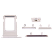 SIM Card Tray + Side Keys for iPhone 12 Pro Max(White)